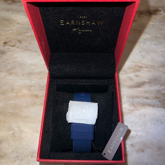 Earnshaw Bessemer Compressor Automatic Metallic Blue Mans Watch - Brand New - Picture 7 of 7
